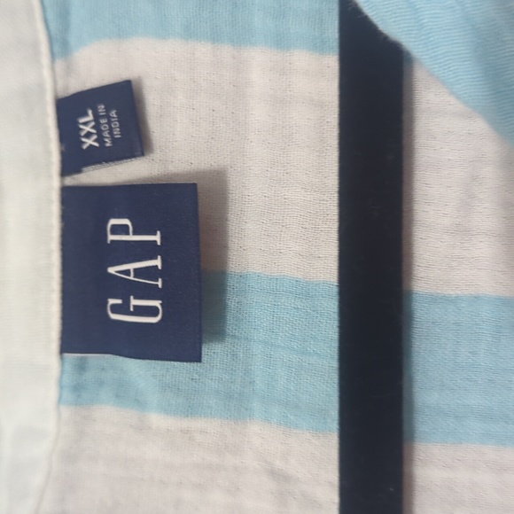 Gap Striped Linen Button Up Shirt - Picture 3 of 3
